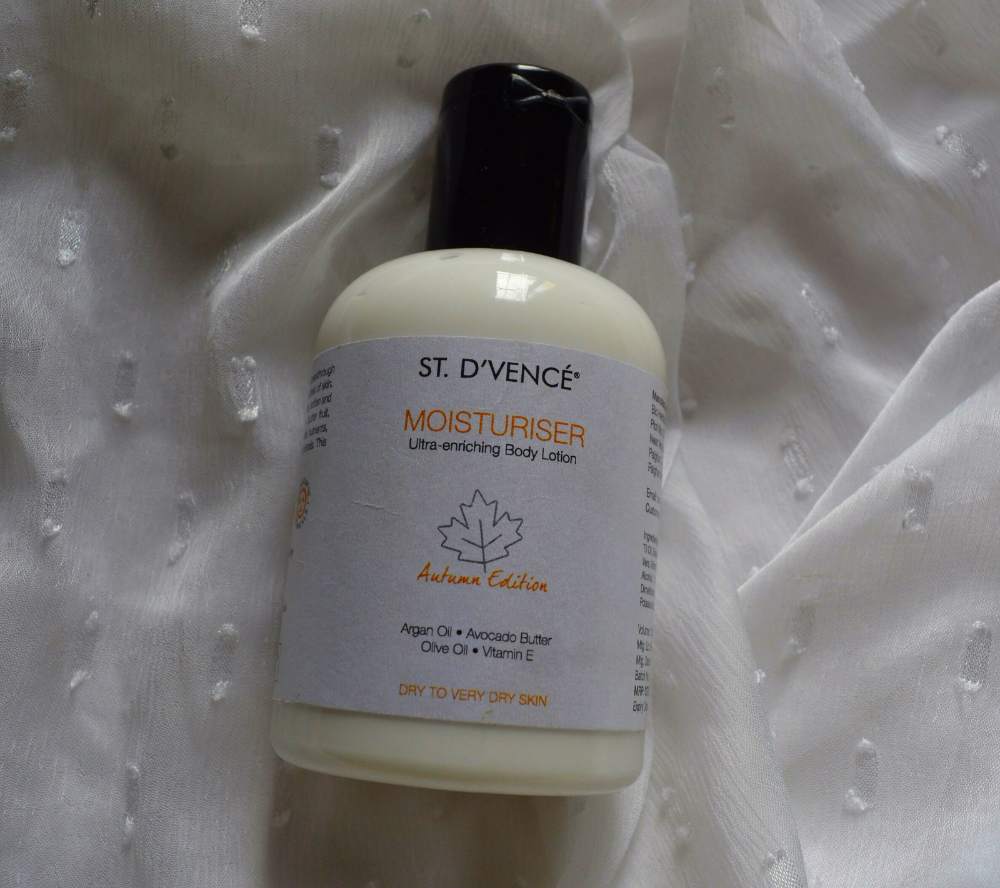 St. Dvence Moisturiser Body Lotion Review