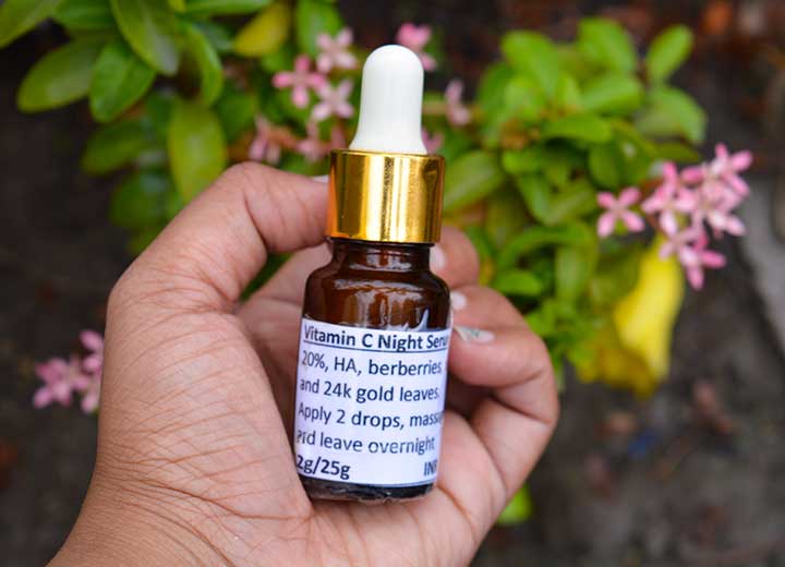 Aroma Essentials Vitamin C Night Serum Ingredients