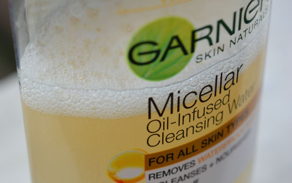 Garnier Micellar Oil Infused Cleansing Water Texture