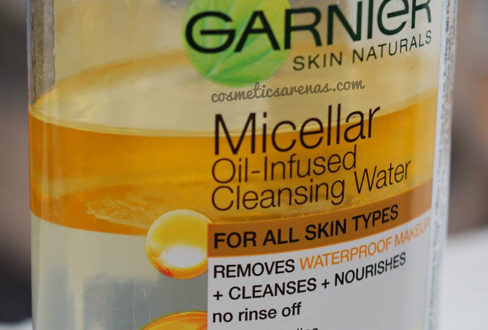 oil micellar water garnier