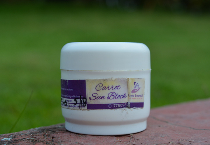 Aroma Essentials Carrot Sunblock Review