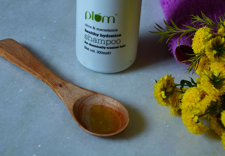 Plum Olive and Macadamia Healthy Hydration Shampoo Texture
