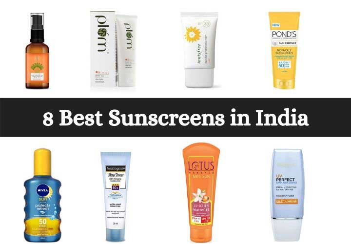8 Best Sunscreens in India