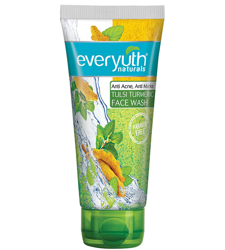 Everyuth Naturals Anti Acne Anti Marks Tulsi Turmeric Face Wash Best Face Wash in India within Rs. 250