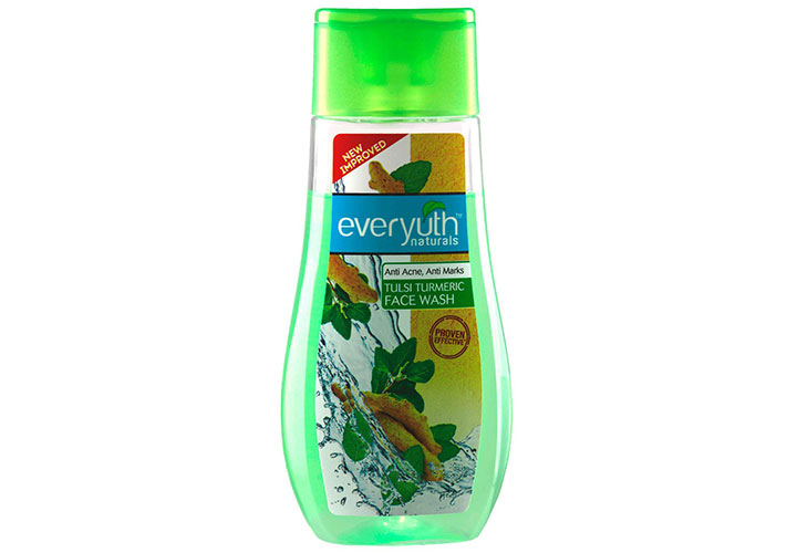 Everyuth Naturals Anti Acne Anti Marks Tulsi Turmeric Face Wash Best Face Wash within Rs. 250q