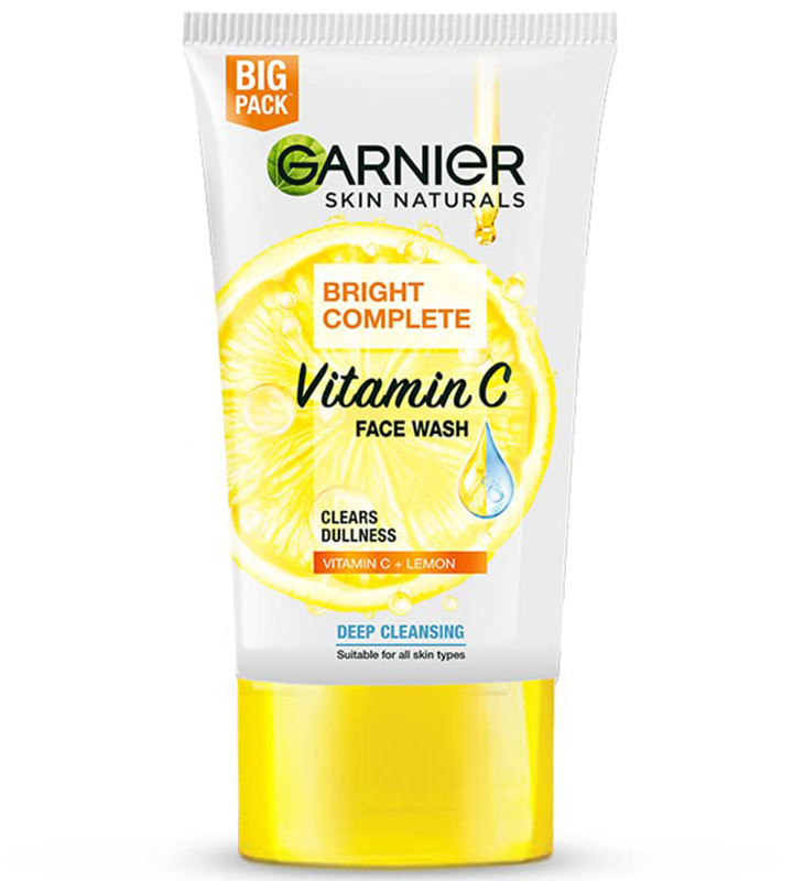 Garnier Skin Naturals Bright Complete Vitamin C Face Wash Best Affordable Face Wash in India