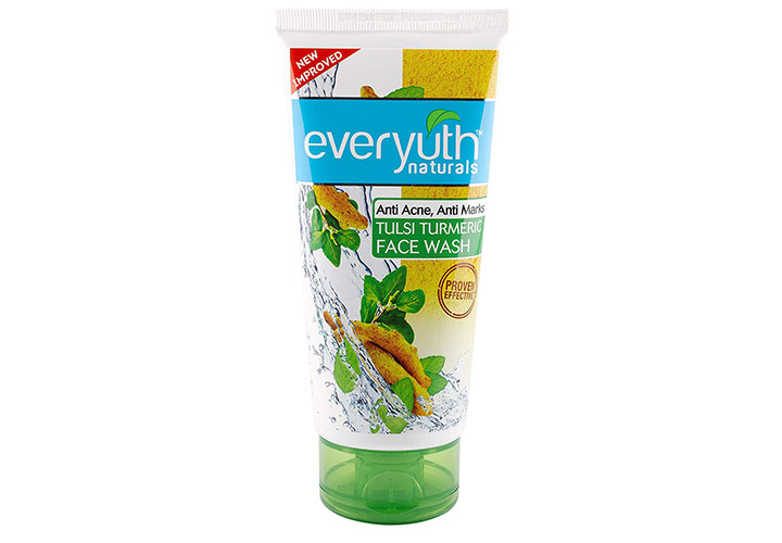 Everyuth Naturals Tulsi Turmeric Face Wash Best Face Wash in India under rs. 100