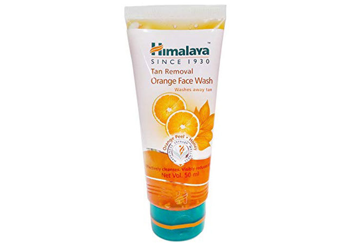 Himalaya Herbals Tan Removal Orange Face Wash Best Face Wash in India under Rs.100