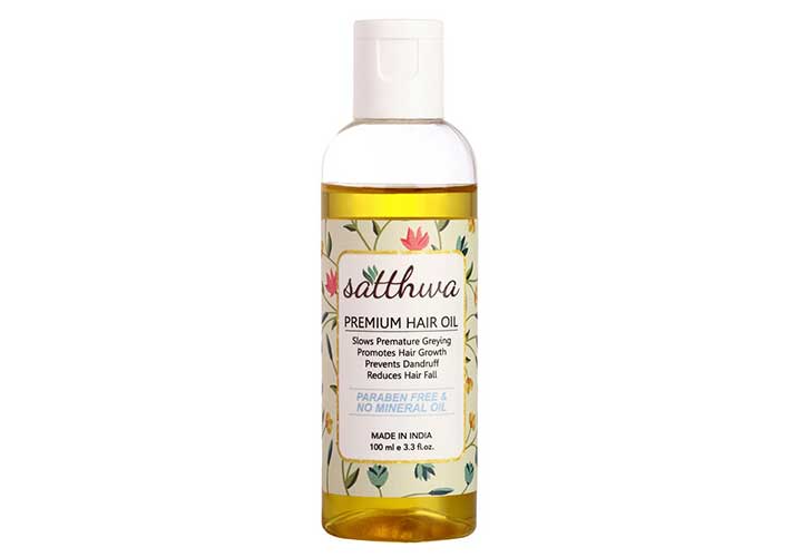 Satthwa Premium Hair Oil Best Chemical Free Hair Oils in India