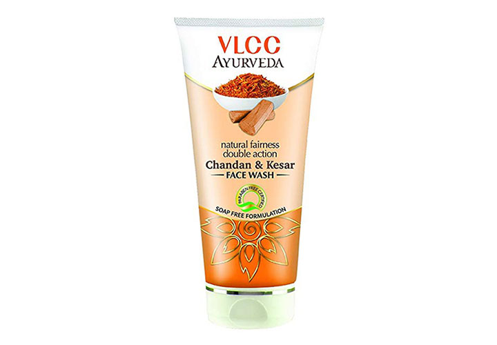 VLCC Ayurveda Chandan and Kesar Face Wash Best Face Wash in India under Rs.100