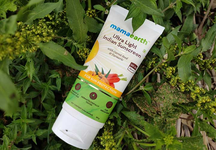 Mamaearth Ultra Light Indian Sunscreen SPF 50 PA+++ Review
