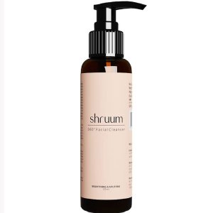 Shruum 360 Degree Facial Cleanser for Moisturising and Brightening Skin Best Chemical Free Face Wash for Dry Skin in India