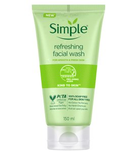 Simple Kind To Skin Refreshing Face Wash Best Harsh Chemical Free Face Wash for Dry Skin in India