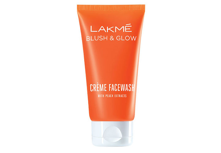 Lakme Blush and Glow Peach Creme Face Wash Best Lakme Face Washes in India