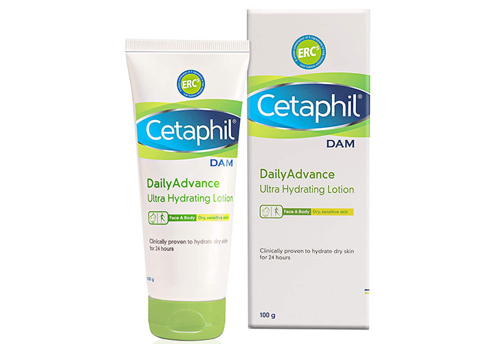 Cetaphil DailyAdvance Ultra Hydrating Lotion Best Moistirisers for Dry Skin in India
