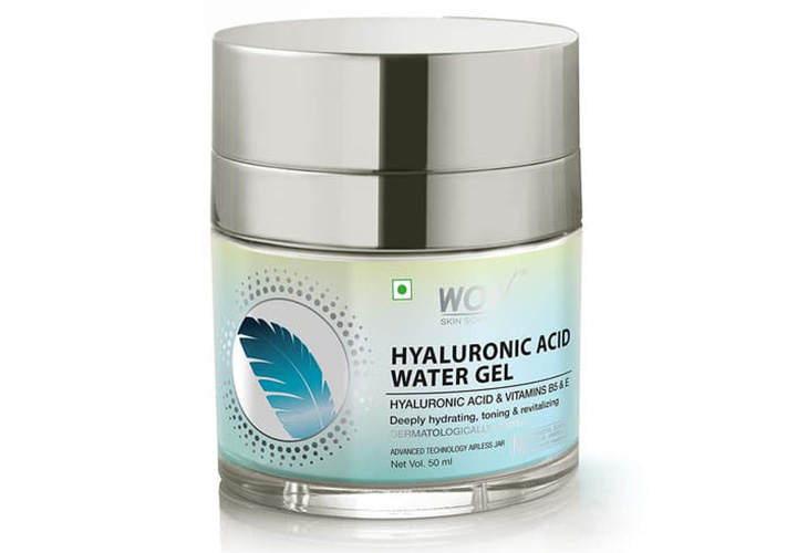 WOW Skin Science Hyaluronic Acid Water Gel Best Moisturizers for Dry Skin in India