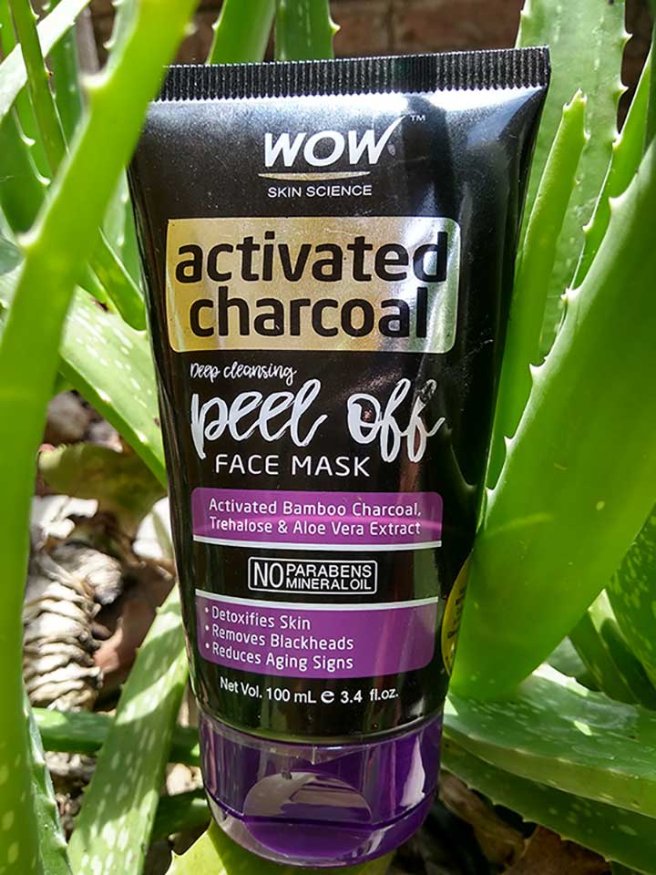 Wow Skin Science Activated Charcoal Peel Off Face Mask Review
