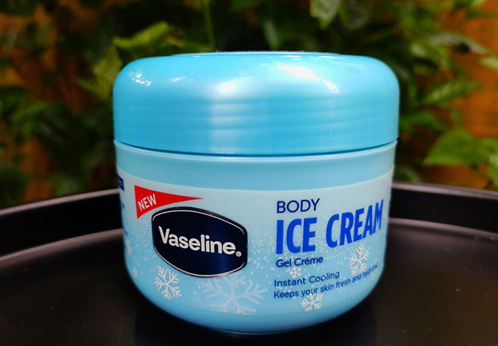 Vaseline Body Ice Cream Review