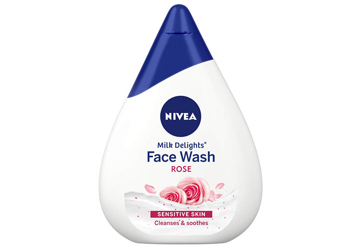 NIVEA Milk Delights Face Wash Rose Best Face Wash for Women with Sensitive Skin