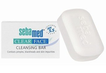 Sebamed Clear Face Cleansing Bar PH5.5 Best Soap in India for Acne Prone Skin