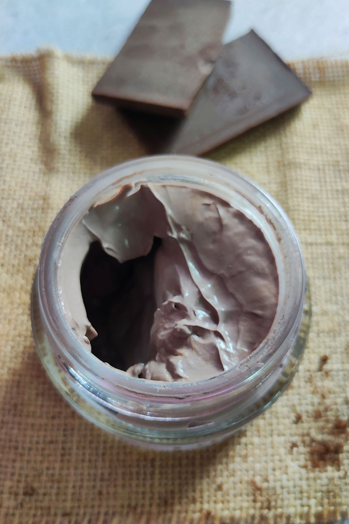 Plum Choco-Latte Nourishing Souffle Face Mask Texture