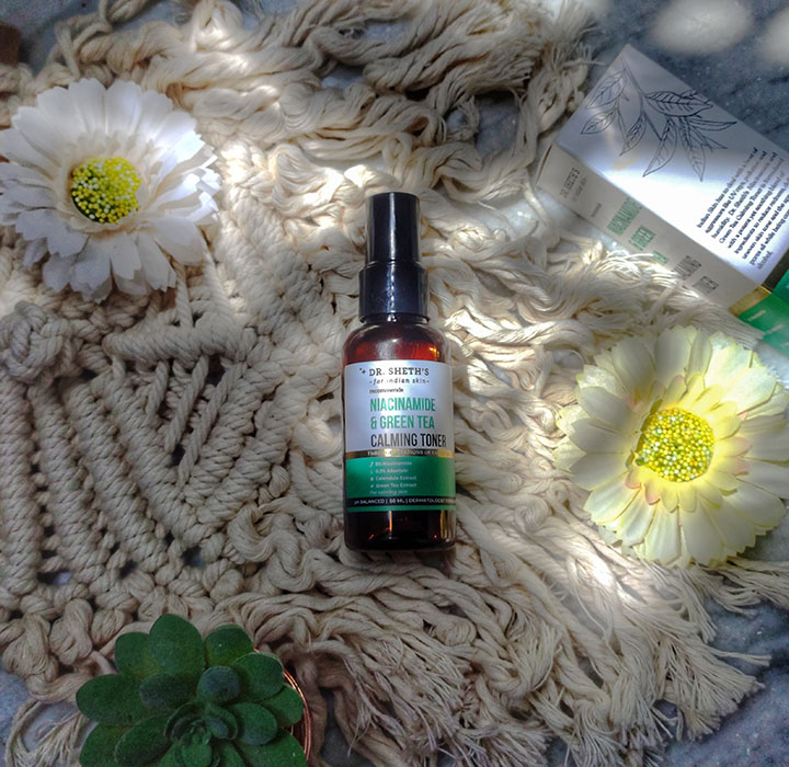 Dr. Sheth's Niacinamide and Green Tea Calming Toner Review with Ingredient Analysis