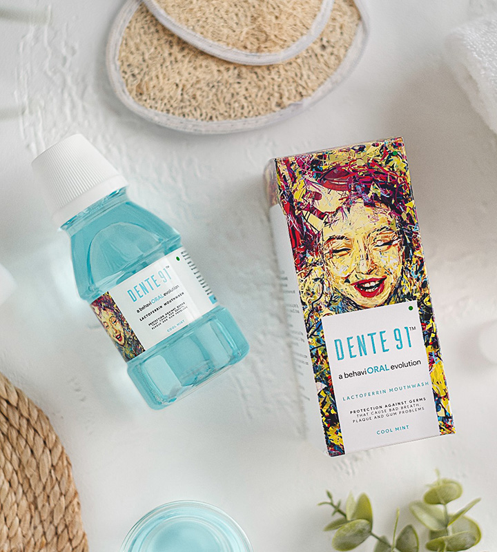 What's Inside Dente91 Natural Cool Mint Toothpaste and Dente91 Cool Mint Alcohol free Mouthwash