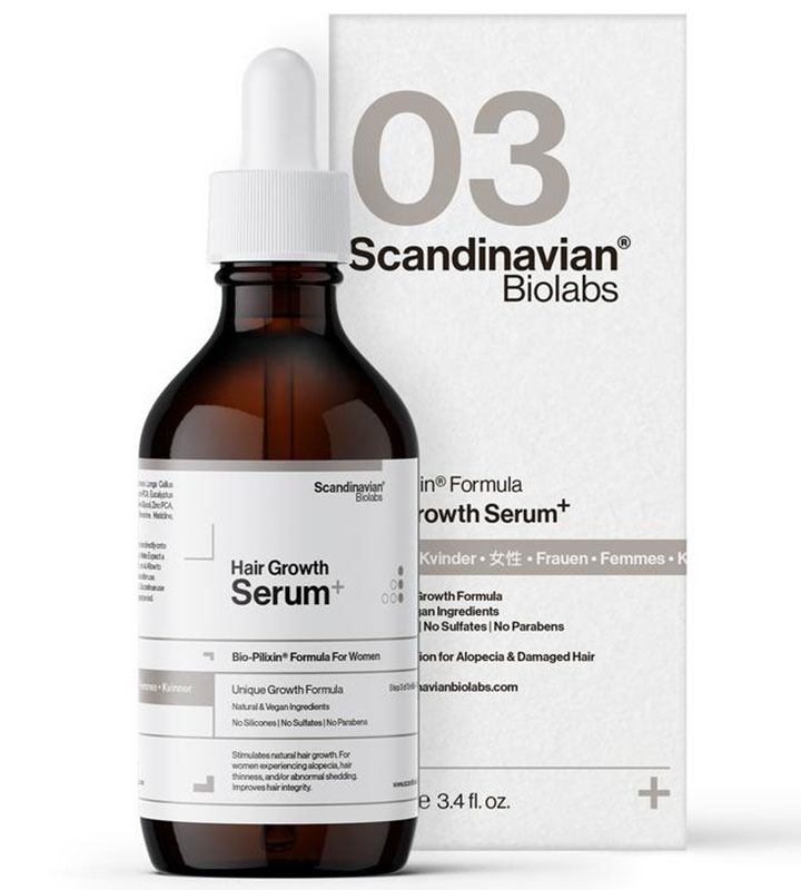 Hair Growth Serum For Women by Scandinavian Biolabs Best Hair Serum