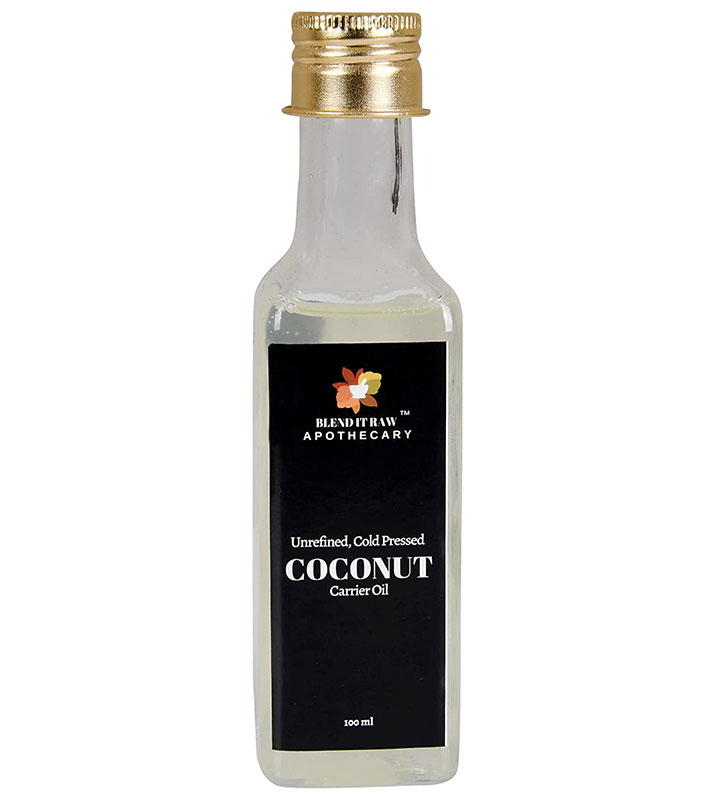 Blend It Raw Apothecary Cold Pressed Virgin Coconut Oil Best Coconut Oil for Hair in India