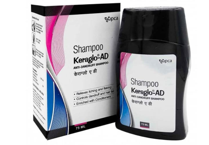 Keraglo AD Anti Dandruff Shampoo Best Medicated Shampoo for Dandruff Available in India
