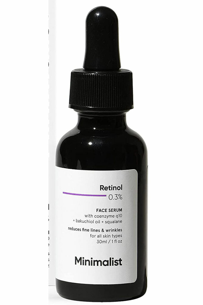Minimalist 0.3% Retinol Face Serum Best Affordable Retinol Serum in India for Beginners