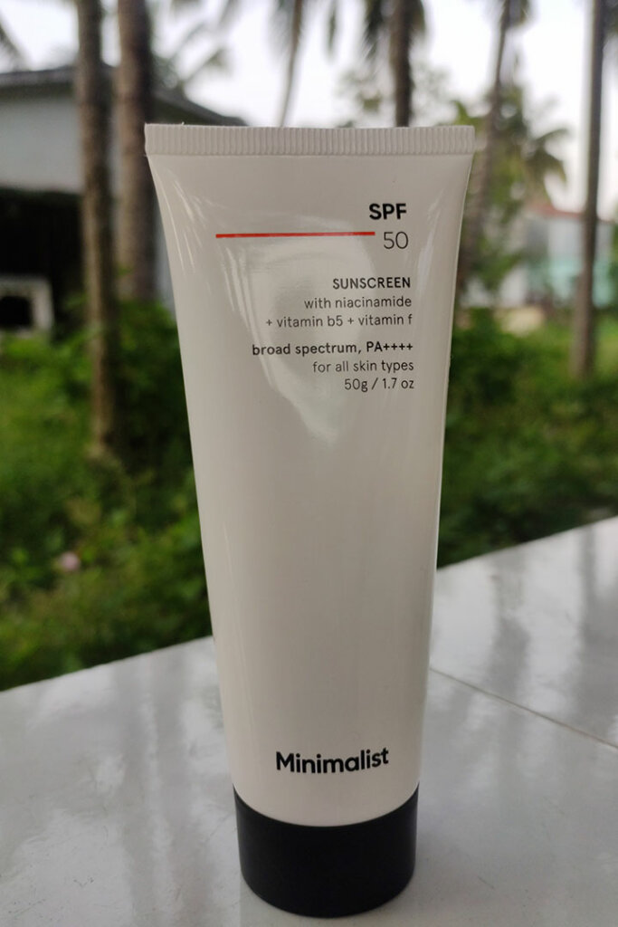 Minimalist Sunscreen SPF 50