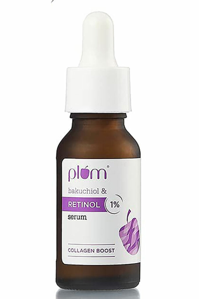 Plum 1% Retinol Face Serum With Bakuchiol Affordable Best Serum with Retinol for All Skin Types