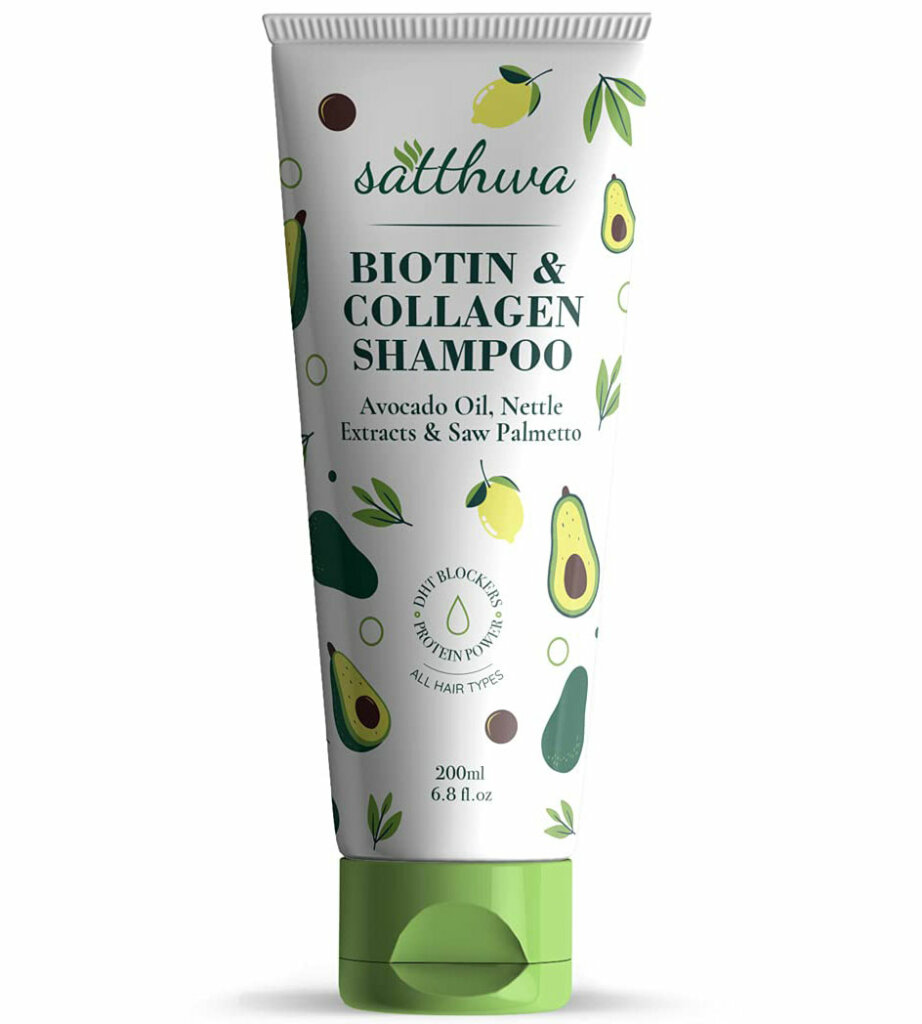 Satthwa Biotin and Collagen Shampoo The Best Mild Shampoo in India