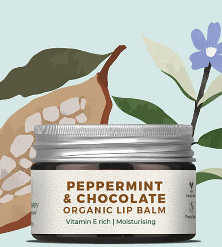 Juicy Chemistry Peppermint and Chocolate Lip Balm