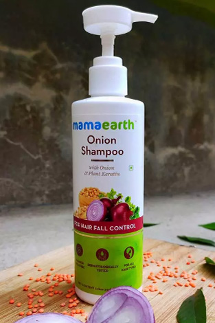 Mamaearth Shampoo for Hair Fall Control and to Cleanse Thick Oils like Mustard and Castor Oil