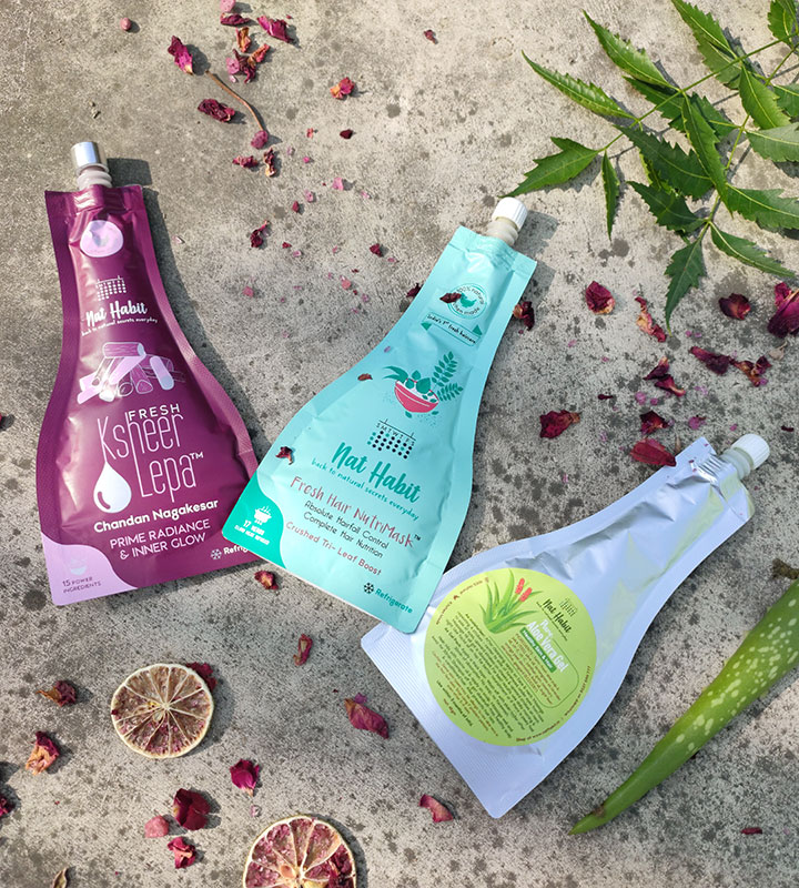 Nat Habit Hair Mask, Aloe Vera Gel, and Ksheer Lepa Ingredient Analysis with Review