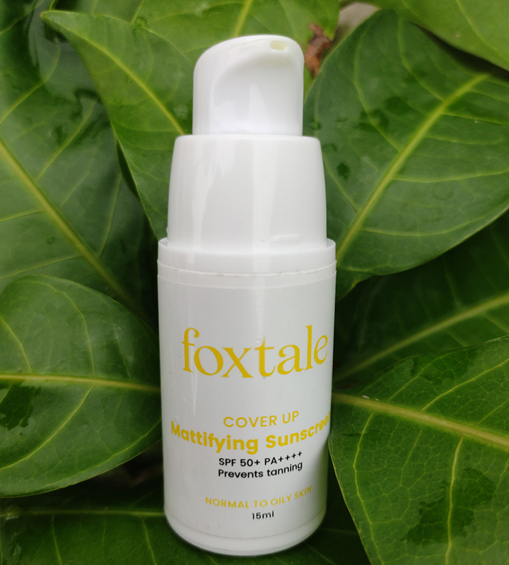 Foxtale Matte Sunscreen Ingredients