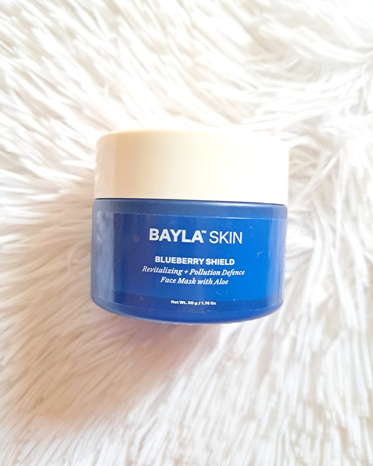 Bayla's Blueberry Shield Revitalizing + Pollution Defense Face Mask Review with Ingredient Analysis