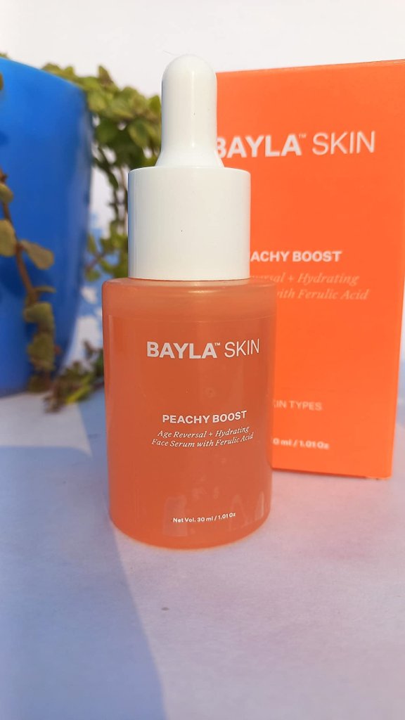 Bayla's Peachy Boost Age Reversal and Hydrating Face Serum Review with Ingredient Analysis