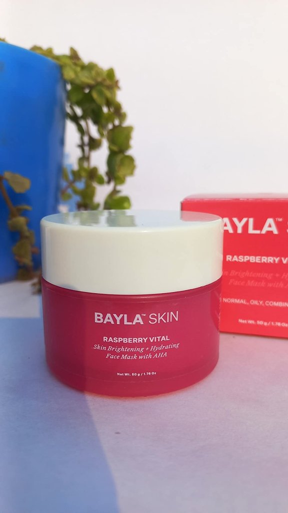 Bayla's Raspberry Vital Skin Brightening & Hydrating Face Mask Review with Ingredient Analysis