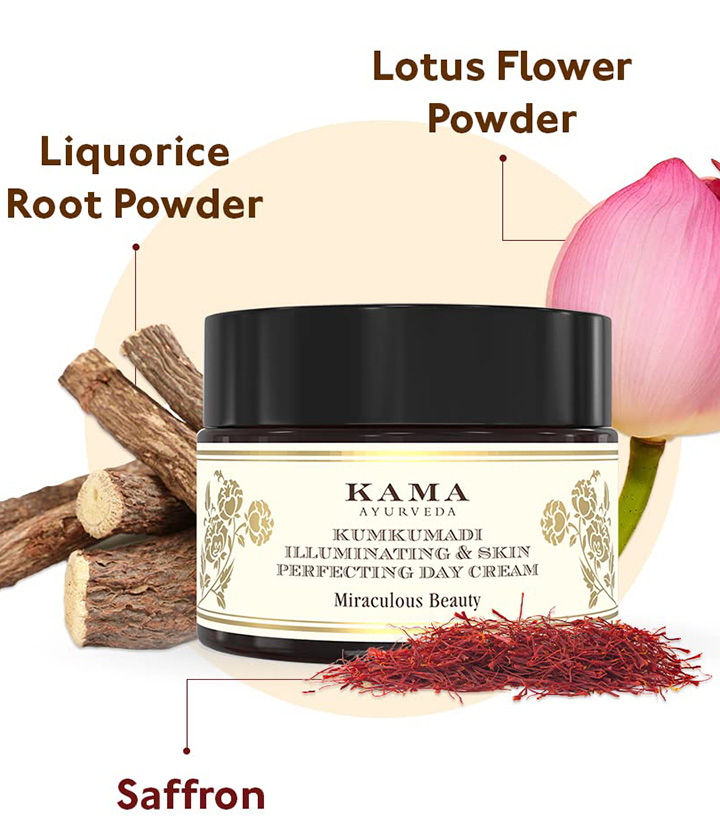 Key Ingredients of the Kama Ayurveda Kumkumadi Illuminating and Skin Perfecting Day Cream