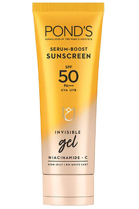 Pond's Serum Boost Sunscreen Gel SPF 50 New Launch Alert