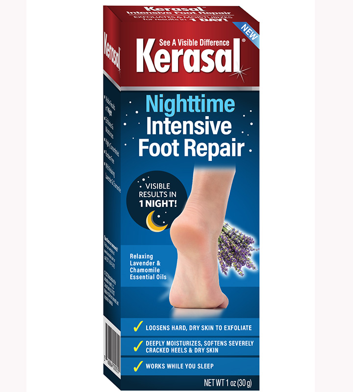 How to Soften Feet with Kerasal Nightime Intensive Foot Repair