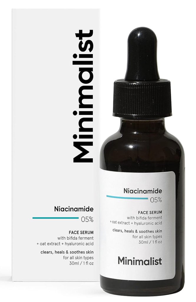 Minimalist Niacinamide 5% Face Serum Best Niacinamide Serum available in India for Beginners