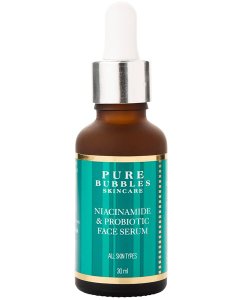 Pure Bubbles Skincare Niacinamide and Probiotics Face Serum Best Niacinamide Serum in India