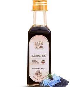 Blend It Raw Apothecary Kalonji Oil Best Hair Oil in India for Scalp and Hair Protection