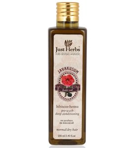 Just Herbs Javakusum Hair Oil Best Hair Oil in India