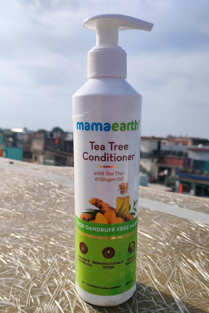 Mamaearth Anti-Dandruff Conditioner with Tea Tree and Ginger Oil Review with Ingredient Analysis