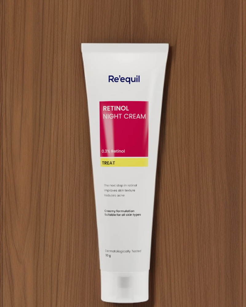 Re'equil 0.3 Percent Retinol Night Cream Features Ingredients